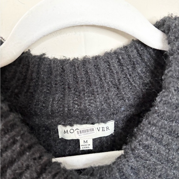 Moon River fair aisle chunky knit soft cardigan sweater size M Anthropologie - Picture 3 of 8